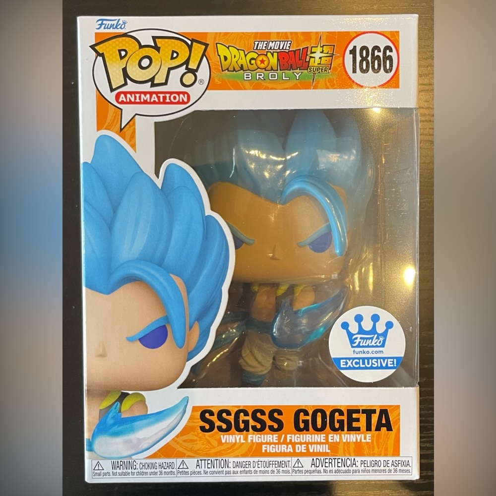 Funko POP! Dragon Ball Super SSGSS Gogeta #1866 Exclusive